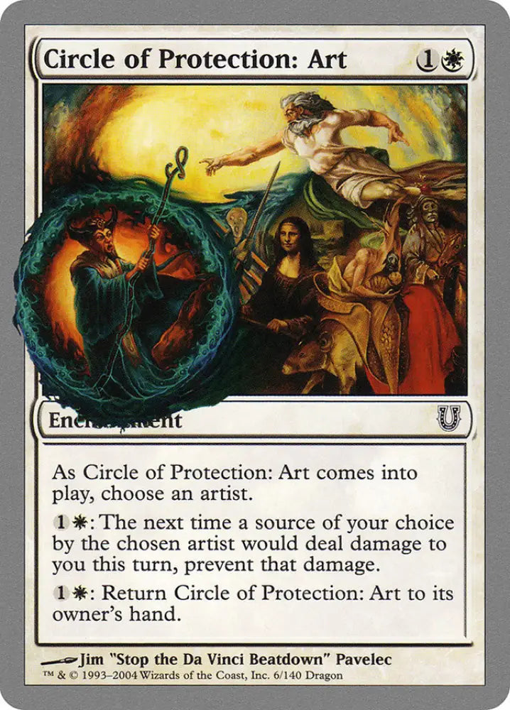 Circle of Protection: Art [Unhinged] - MTG Single