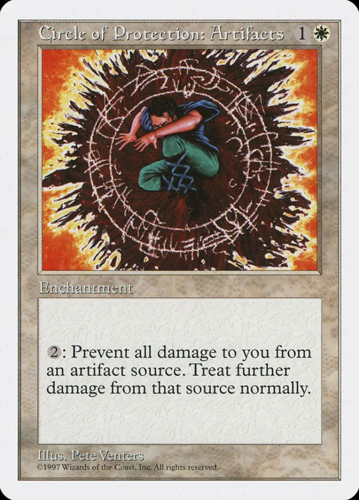 Circle of Protection: Artifacts [Fifth Edition] - MTG Single