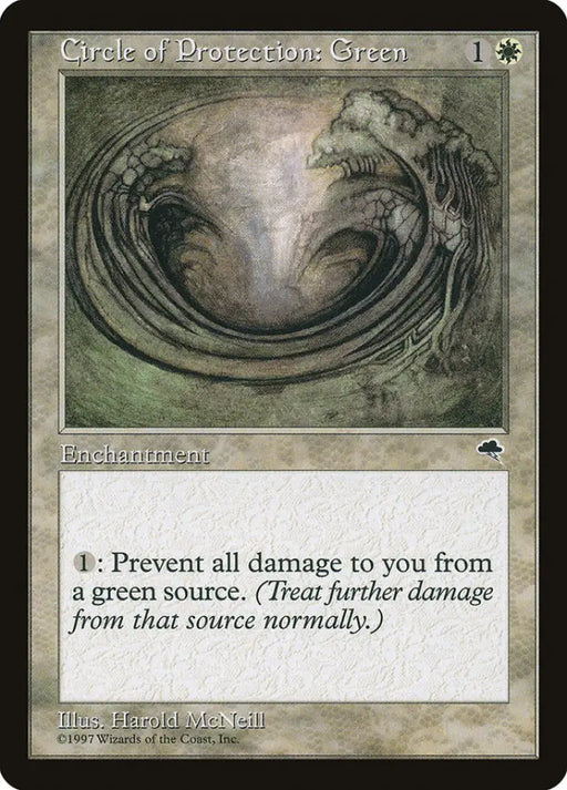 Circle of Protection: Green [Tempest] - MTG Single