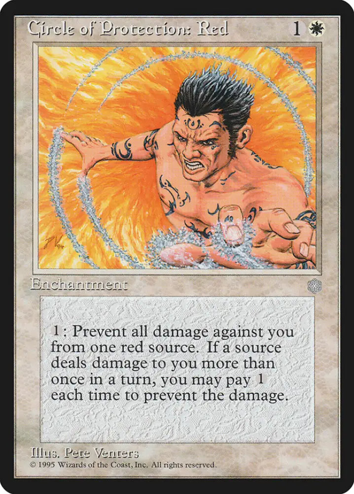 Circle of Protection: Red [Ice Age] - MTG Single