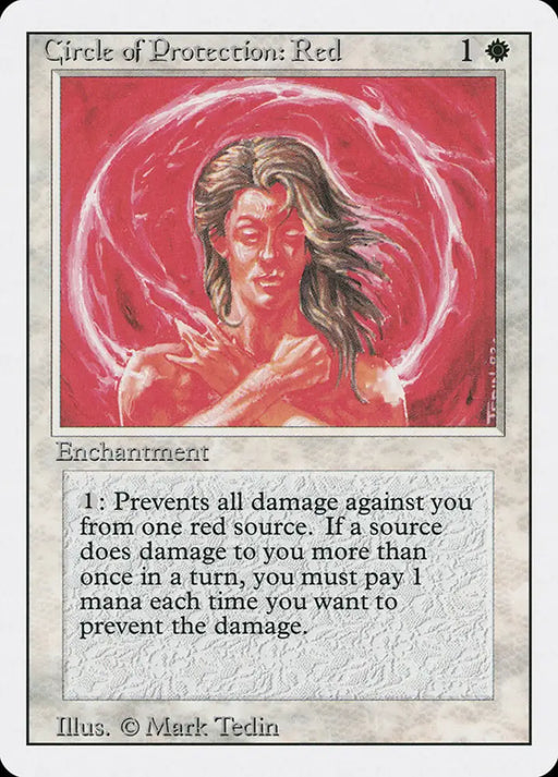 Circle of Protection: Red [Revised Edition] - MTG Single