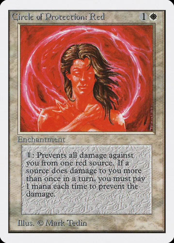 Circle of Protection: Red [Unlimited Edition] - MTG Single