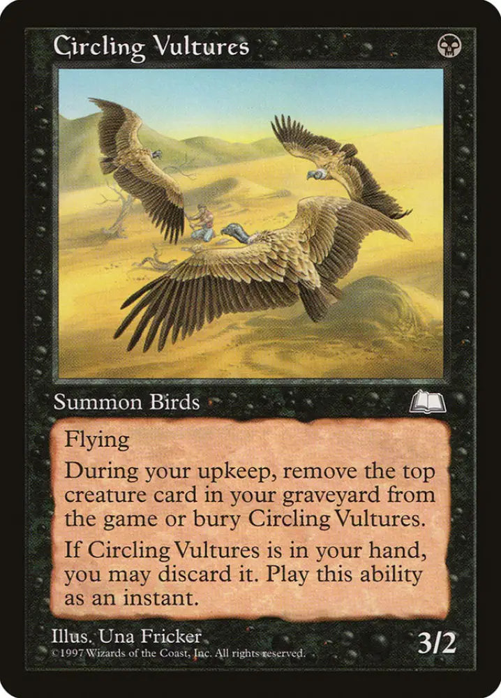 Circling Vultures [Weatherlight] - MTG Single