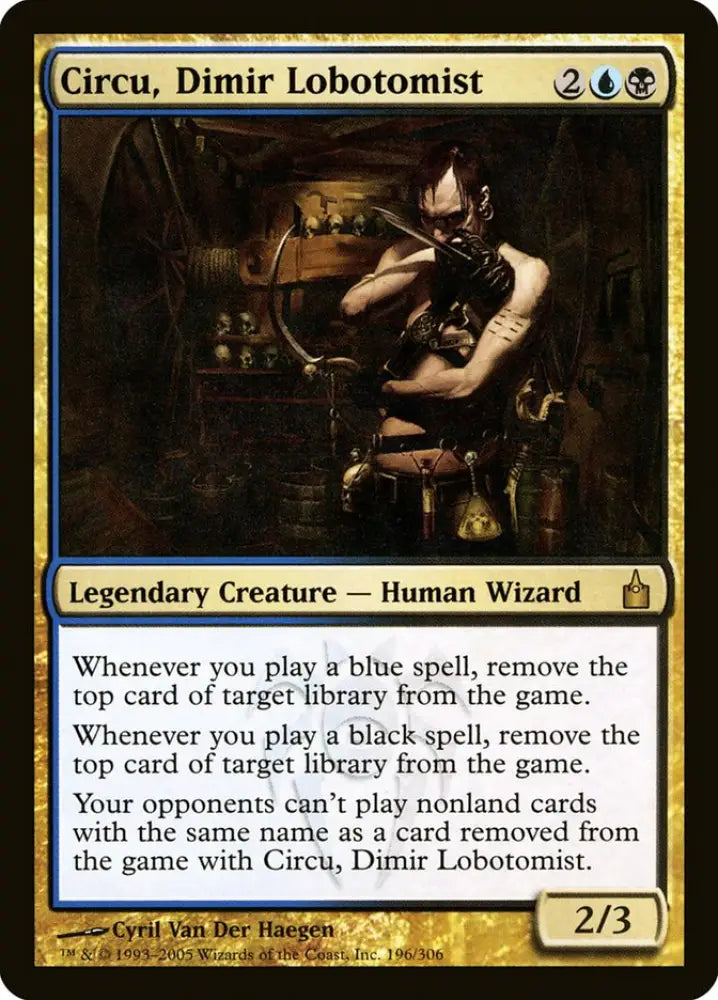 Circu Dimir Lobotomist [Ravnica: City of Guilds] - MTG Single