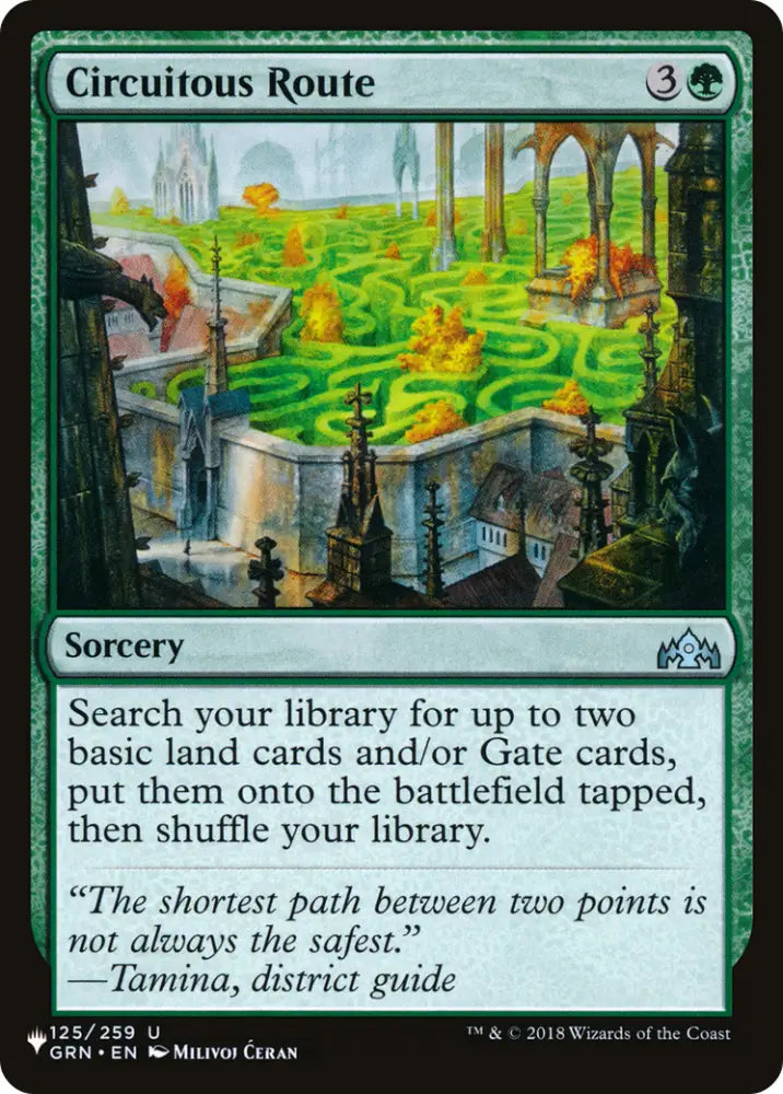 Circuitous Route [The List] - MTG Single