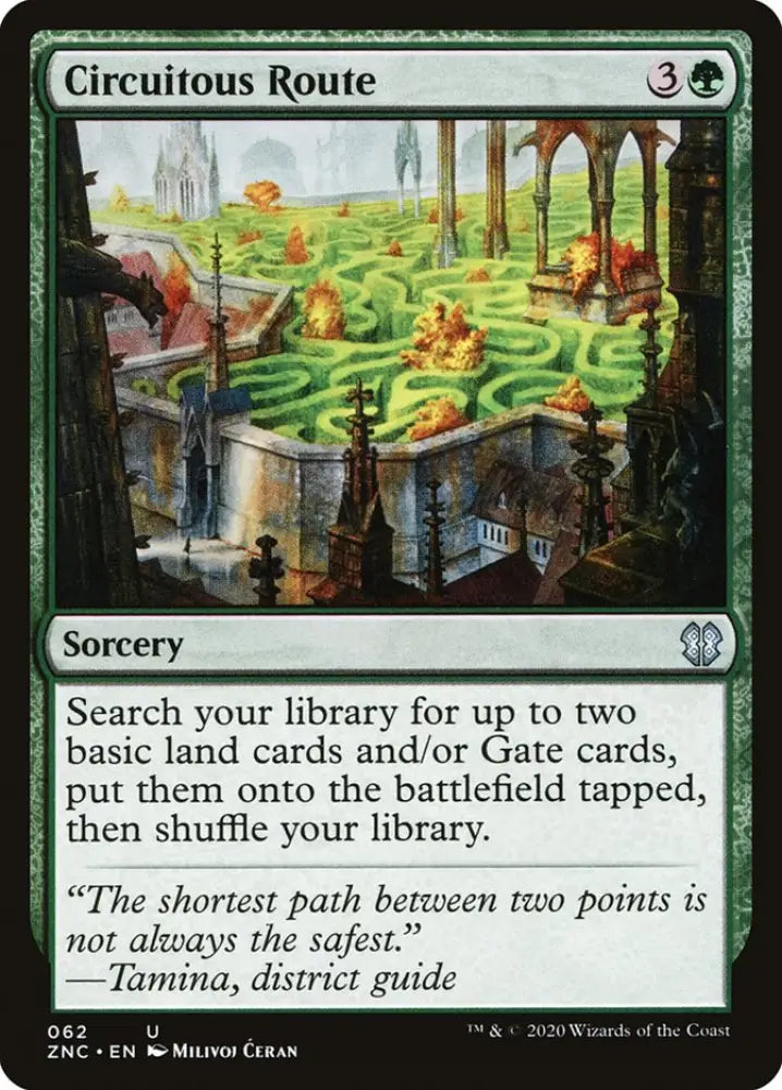 Circuitous Route [Zendikar Rising Commander] - MTG Single