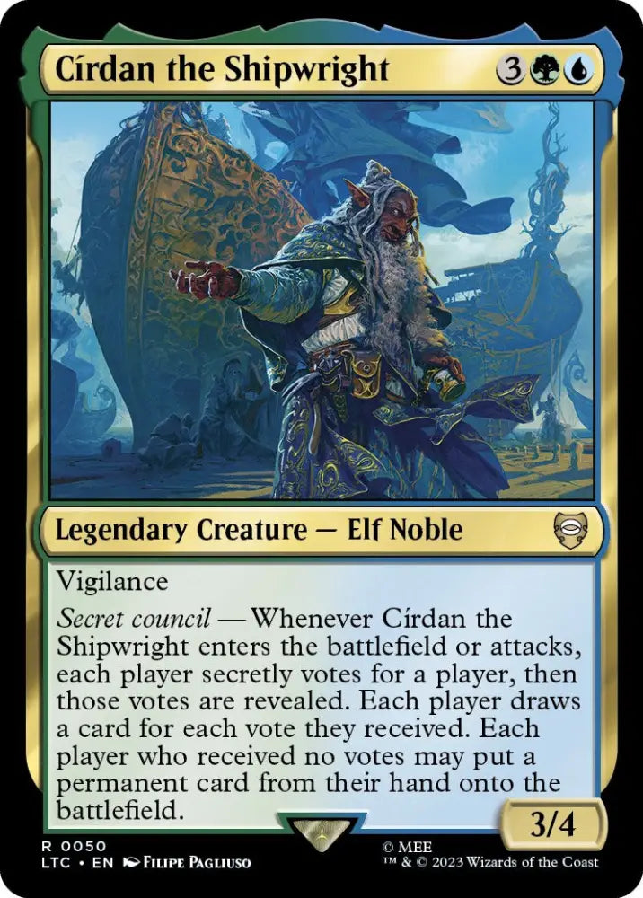 Cirdan the Shipwright [The Lord of the Rings: Tales of Middle-Earth Commander] - MTG Single