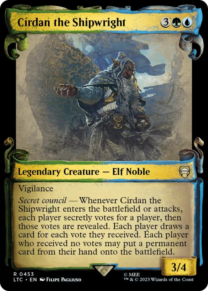 Cirdan the Shipwright [The Lord of the Rings: Tales of Middle-Earth Commander Showcase Scrolls] - MTG Single