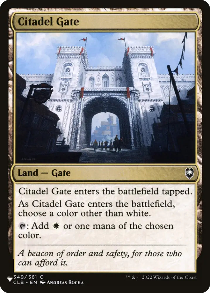 Citadel Gate [The List] - MTG Single