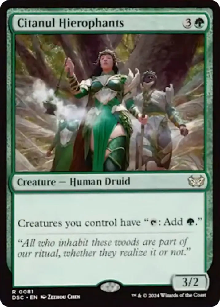 Citanul Hierophants [Duskmourn: House of Horror Commander] - MTG Single