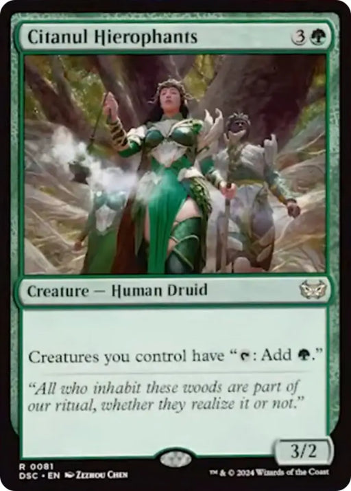 Citanul Hierophants [Duskmourn: House of Horror Commander] - MTG Single