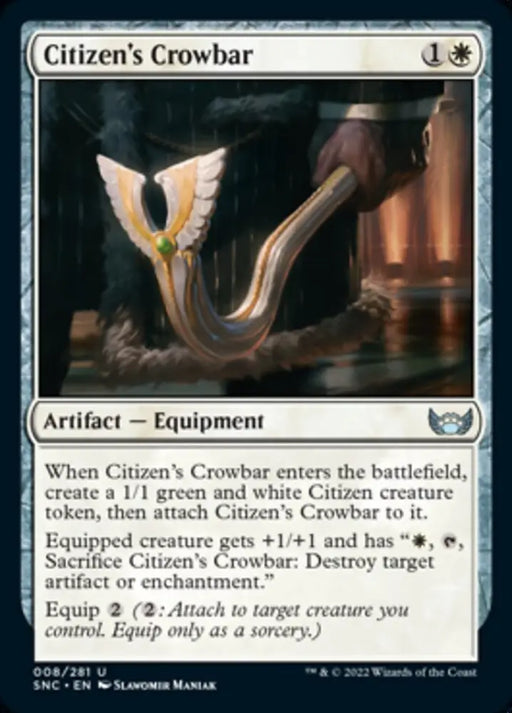 Citizen’s Crowbar [Streets of New Capenna] - MTG Single