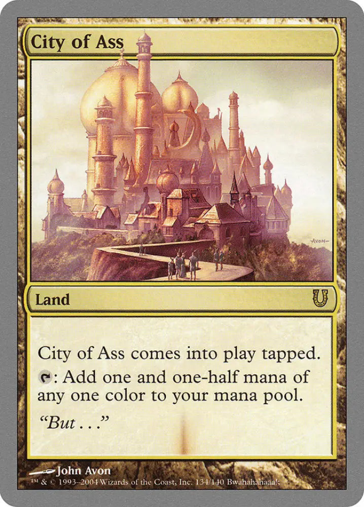 City of Ass [Unhinged] - MTG Single
