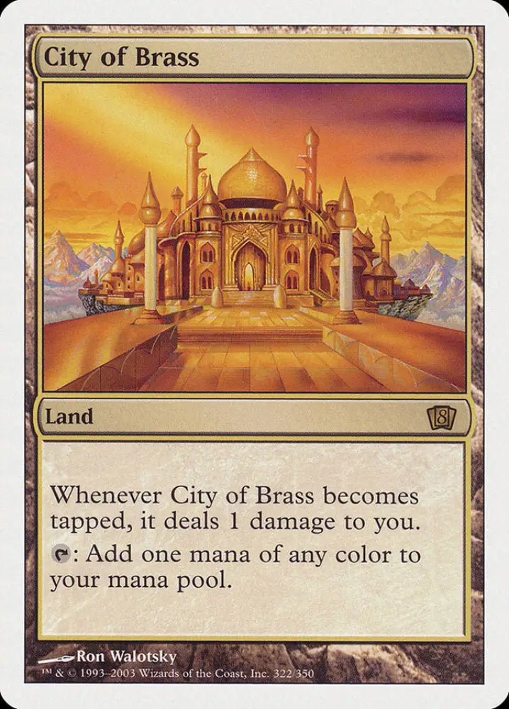 City of Brass (322) [Eighth Edition] - MTG Single