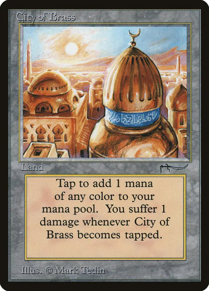 City of Brass [Arabian Nights] - MTG Single