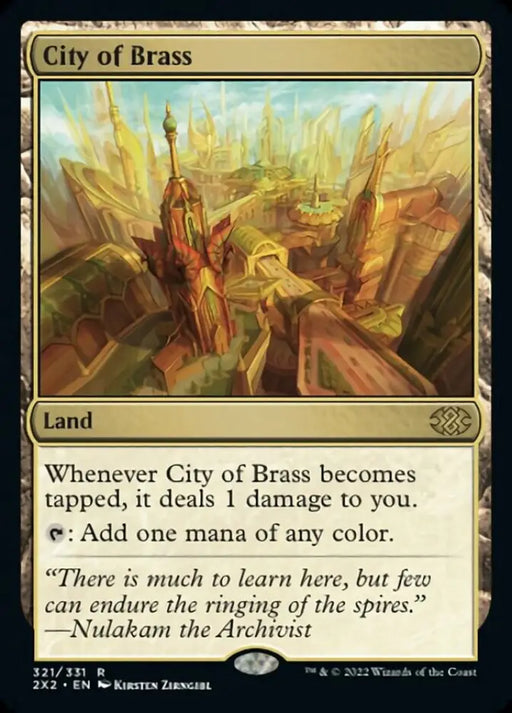 City of Brass [Double Masters 2022] - MTG Single