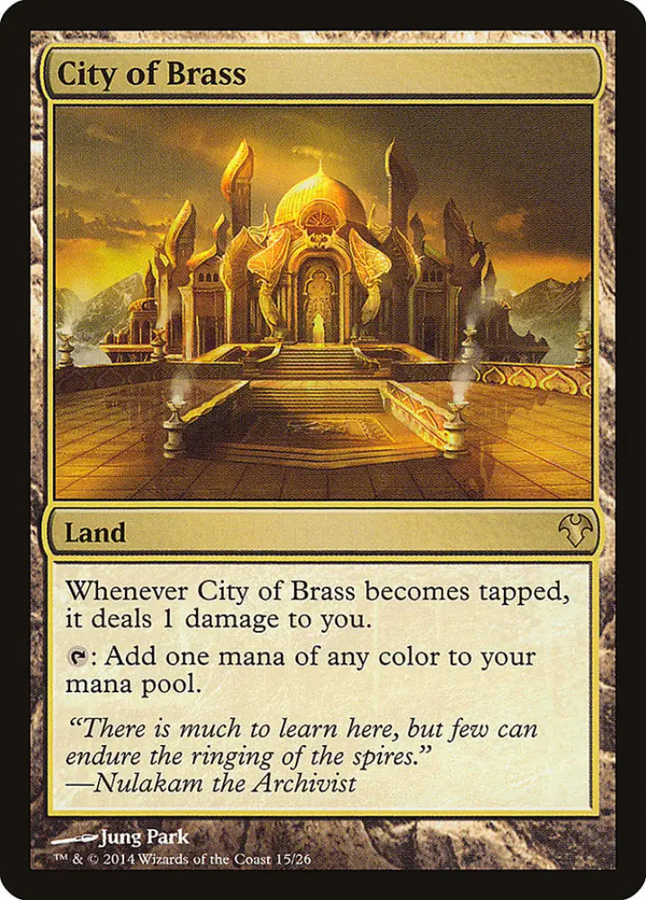 City of Brass [Modern Event Deck 2014] - MTG Single