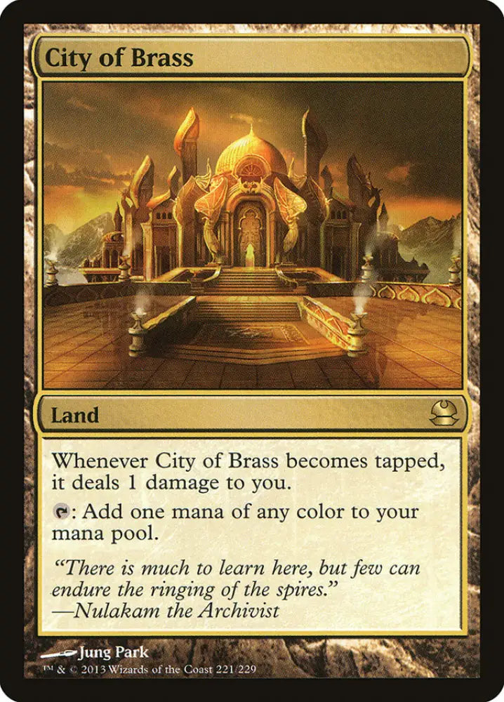 City of Brass [Modern Masters] - MTG Single