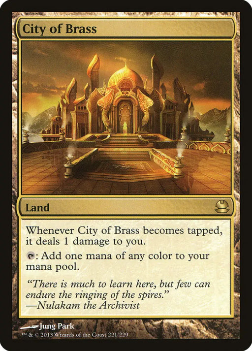 City of Brass [Modern Masters] - MTG Single