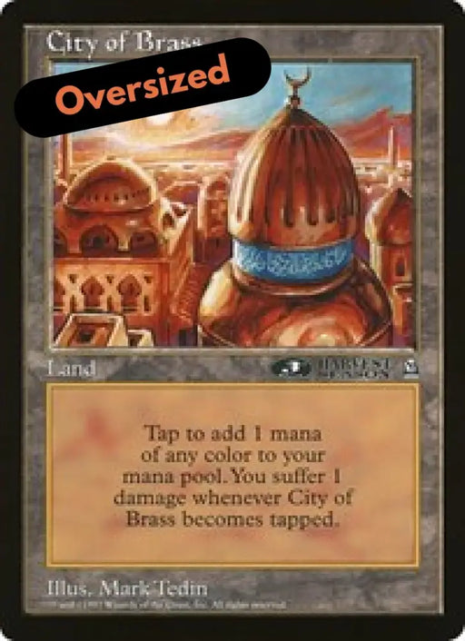 City of Brass (Oversized) [Oversize Cards] - MTG Single
