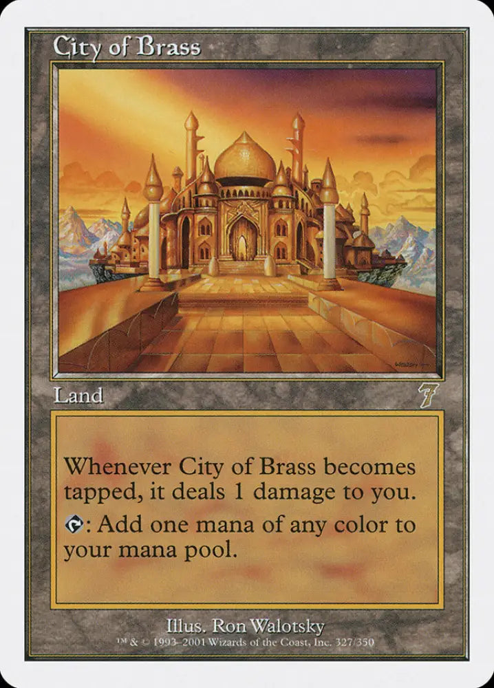 City of Brass [Seventh Edition] - MTG Single