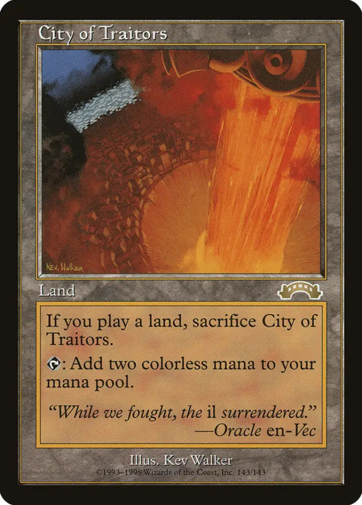 City of Traitors [Exodus] - MTG Single