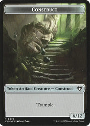 City’s Blessing // Construct (0075) Double-Sided Token [Commander Masters Tokens] - MTG Single