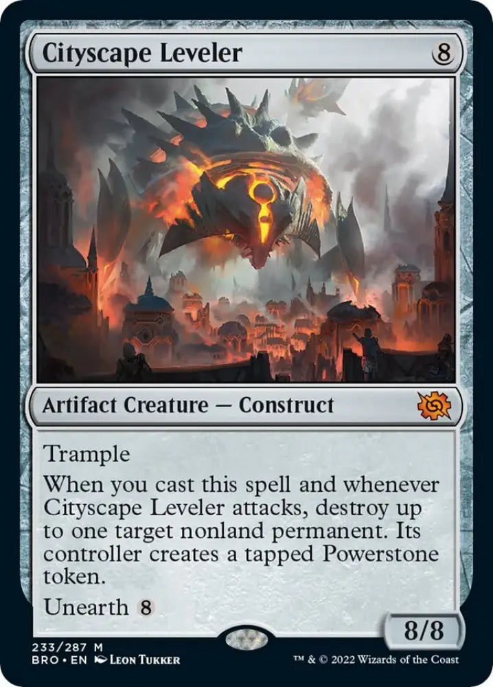 Cityscape Leveler [The Brothers’ War] - MTG Single