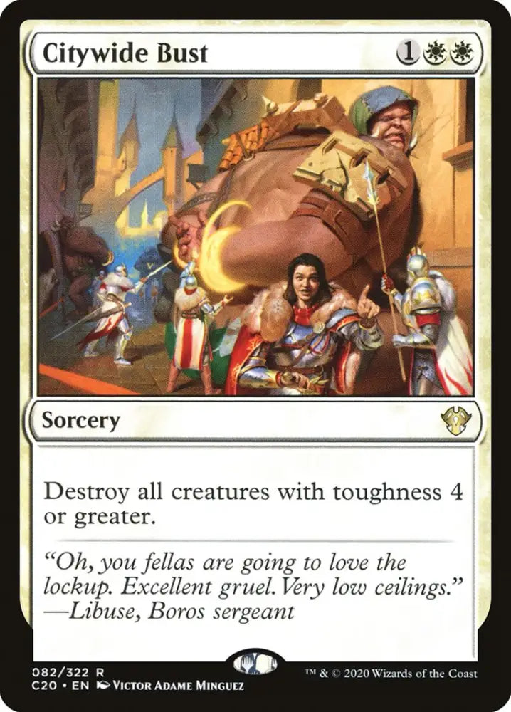 Citywide Bust [Commander 2020] - MTG Single