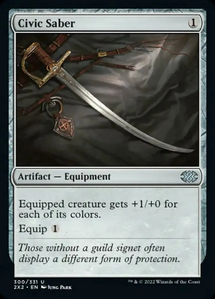 Civic Saber [Double Masters 2022] - MTG Single