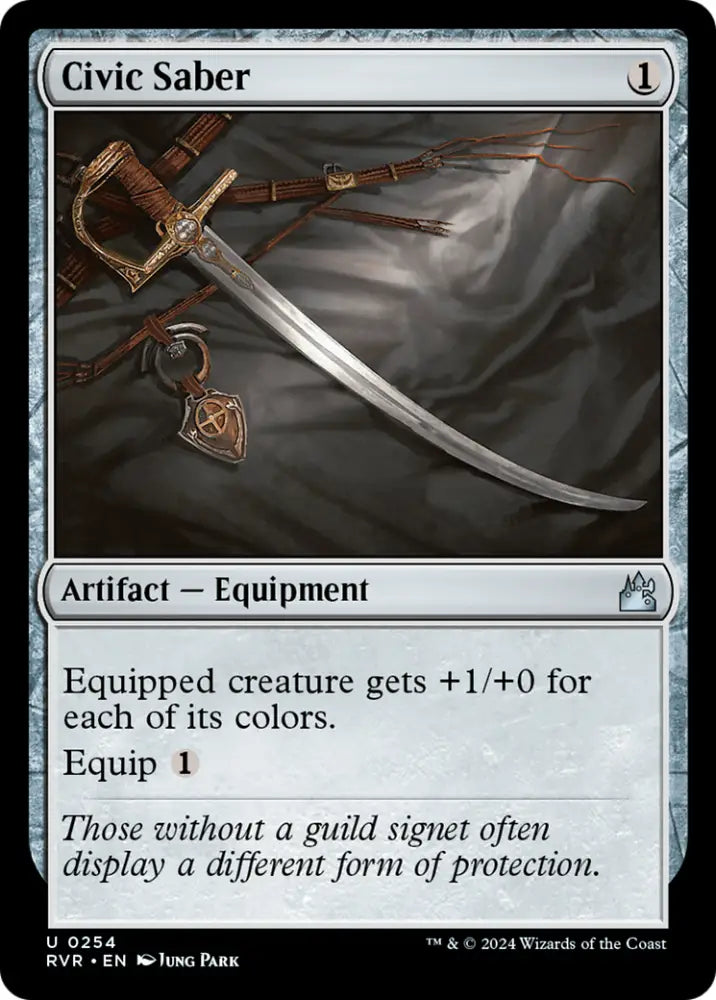 Civic Saber [Ravnica Remastered] - MTG Single
