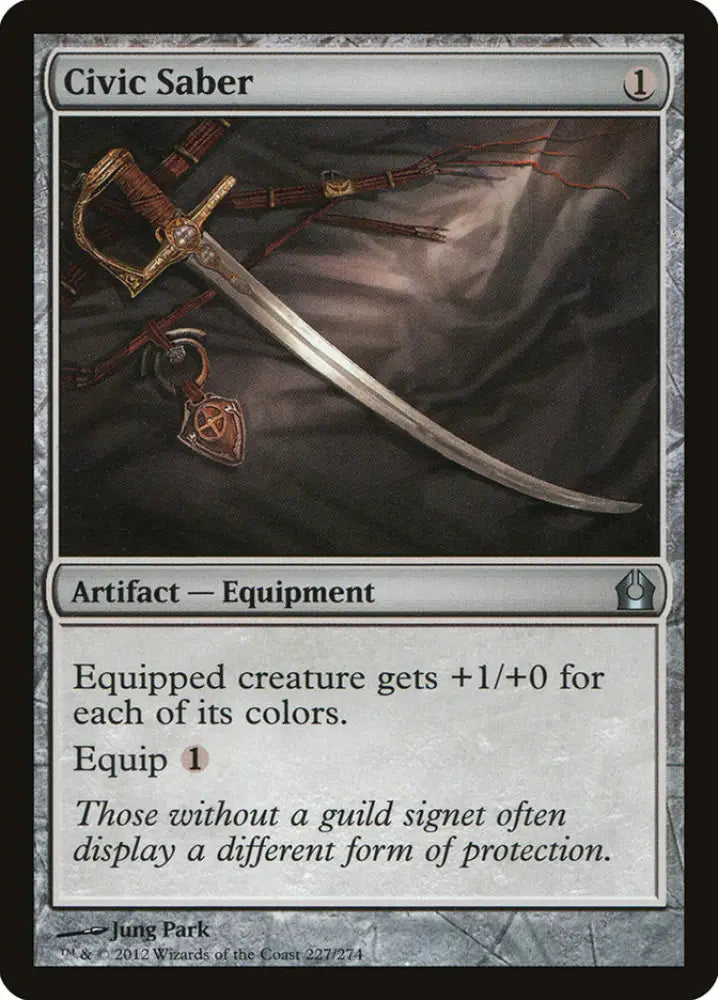 Civic Saber [Return to Ravnica] - MTG Single