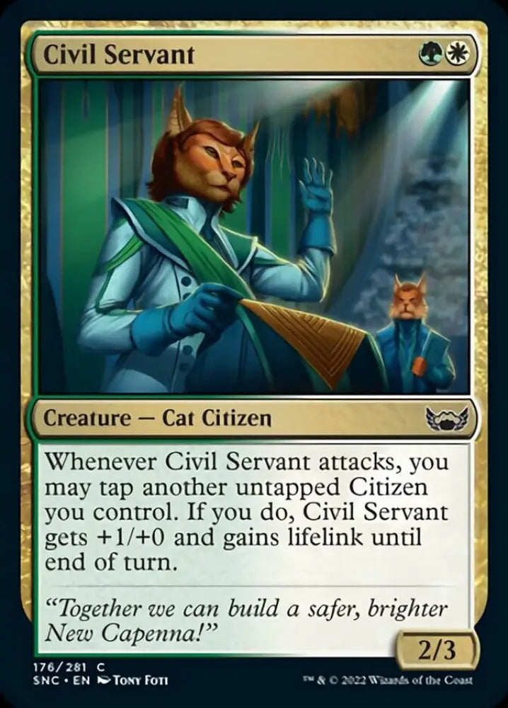 Civil Servant [Streets of New Capenna] - MTG Single