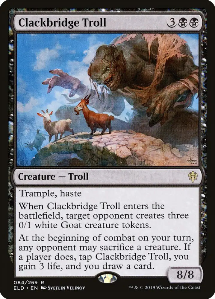 Clackbridge Troll [Throne of Eldraine] - MTG Single
