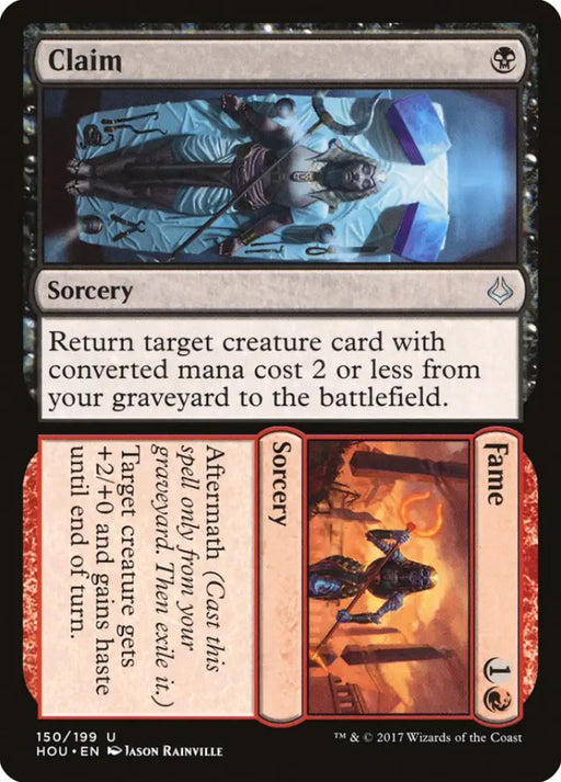 Claim // Fame [Hour of Devastation] - MTG Single