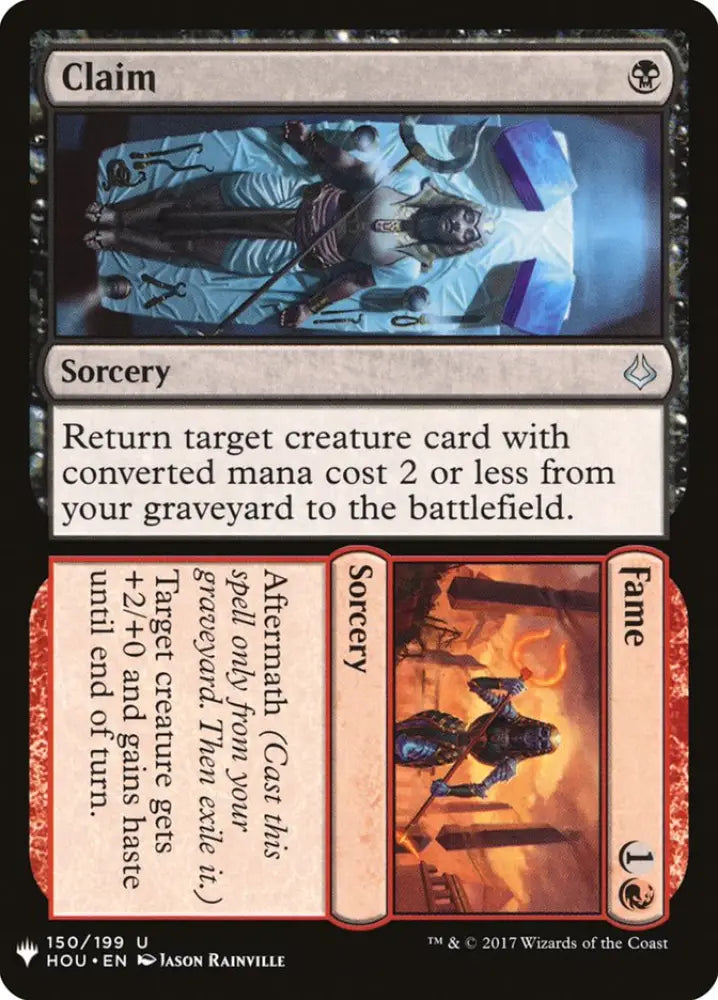Claim // Fame [Mystery Booster] - MTG Single