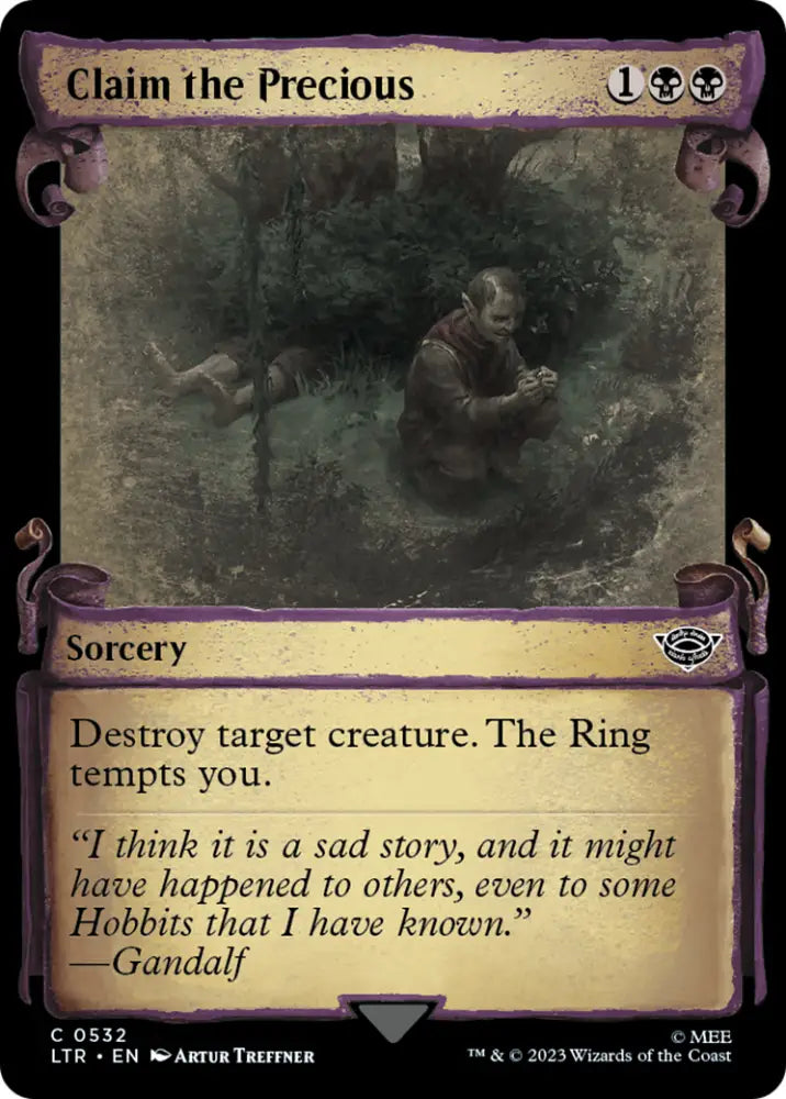 Claim the Precious [The Lord of the Rings: Tales of Middle-Earth Showcase Scrolls] - MTG Single