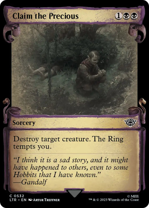 Claim the Precious [The Lord of the Rings: Tales of Middle-Earth Showcase Scrolls] - MTG Single
