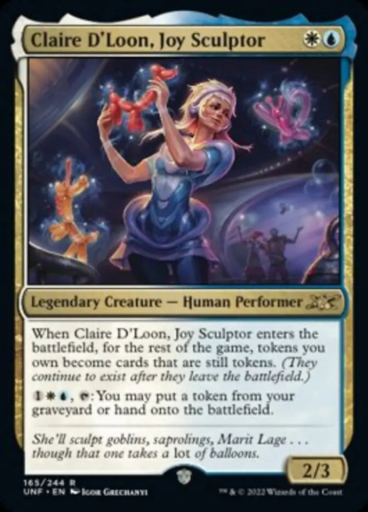 Claire D’Loon Joy Sculptor [Unfinity] - MTG Single
