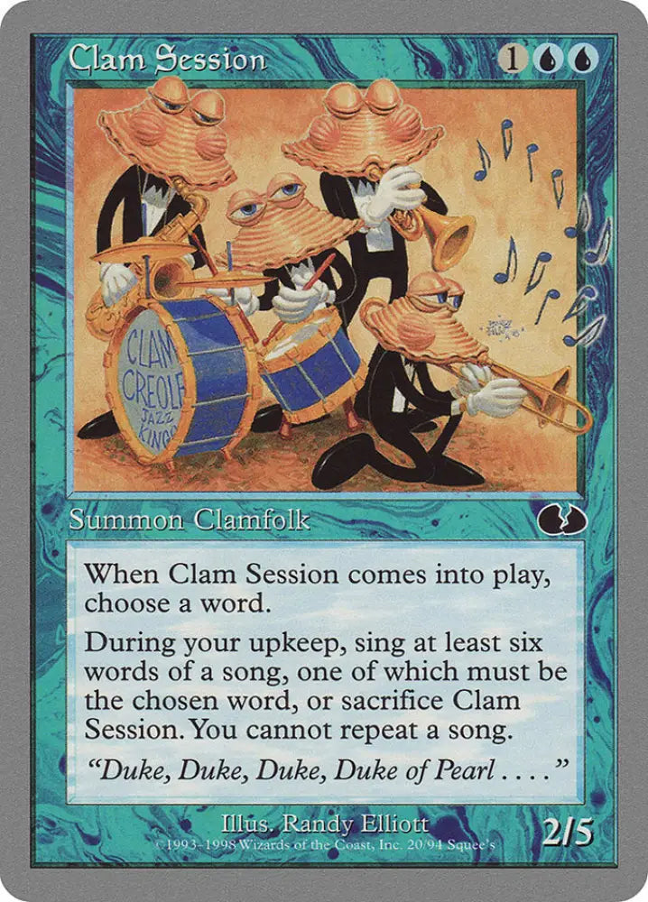 Clam Session [Unglued] - MTG Single