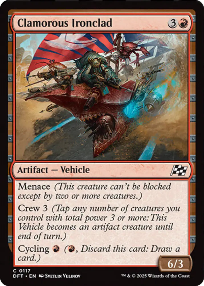 Clamorous Ironclad [Aetherdrift] - MTG Single