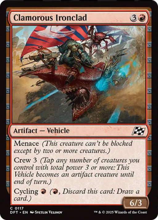 Clamorous Ironclad [Aetherdrift] - MTG Single