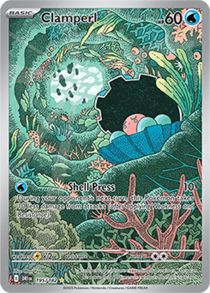 Clamperl (195/182) [SV10: Destined Rivals] - Pokemon Single
