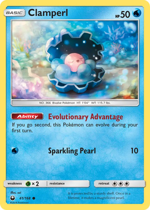 Clamperl (41/168) [Sun & Moon: Celestial Storm] - Pokemon Single