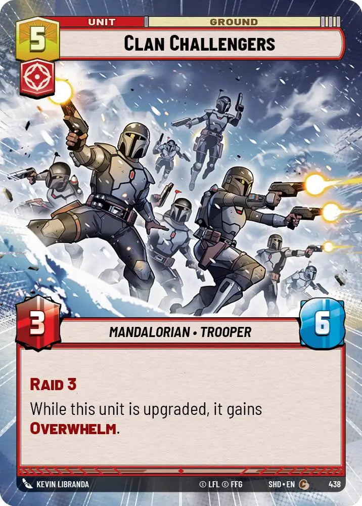 Clan Challengers (Hyperspace) (438) [Shadows of the Galaxy] - Star Wars: Unlimited Single