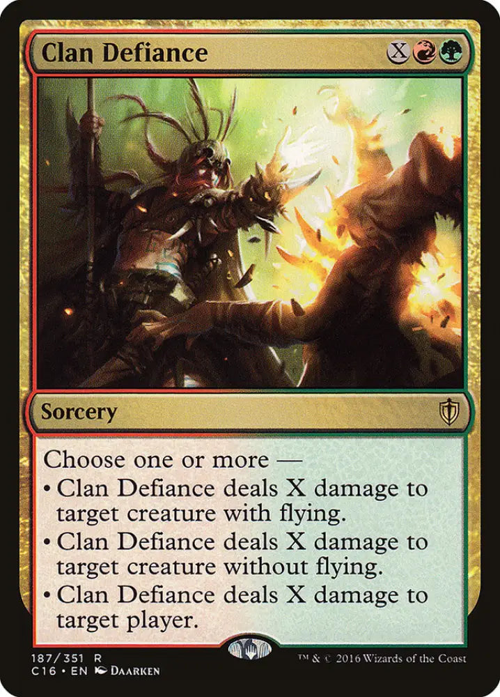 Clan Defiance [Commander 2016] - MTG Single