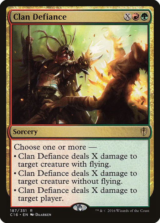 Clan Defiance [Commander 2016] - MTG Single