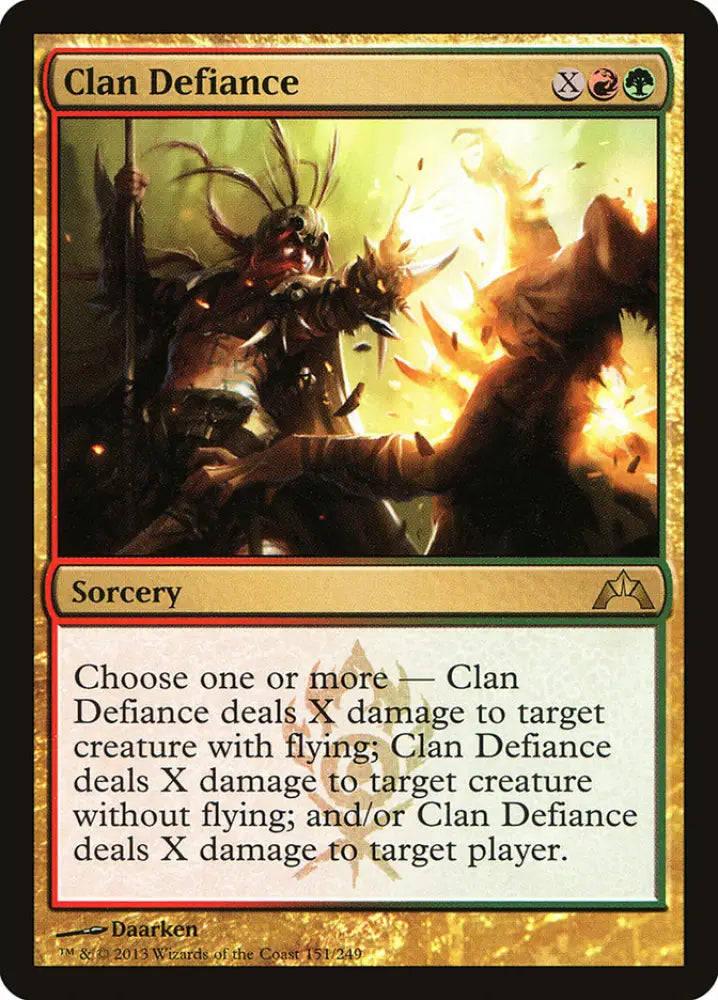 Clan Defiance [Gatecrash] - MTG Single