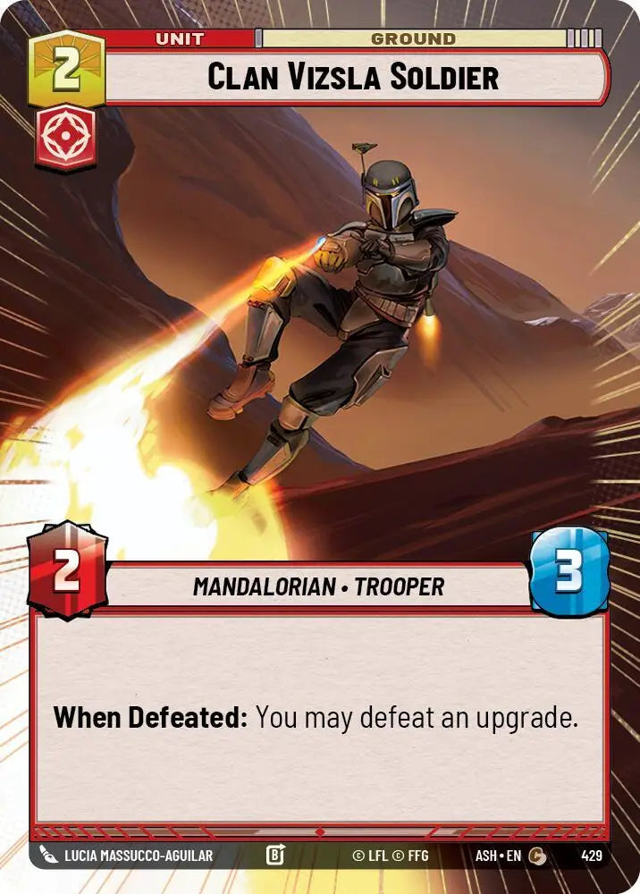 Clan Vizsla Soldier (Hyperspace) (429) [Ashes of the Empire]