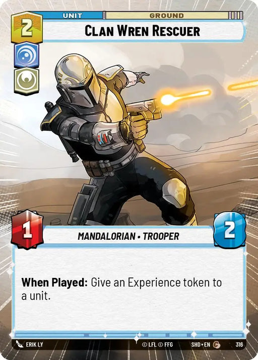 Clan Wren Rescuer (Hyperspace) (316) [Shadows of the Galaxy] - Star Wars: Unlimited Single